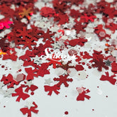 Red Holiday Chunky Glitter - Red Glitter